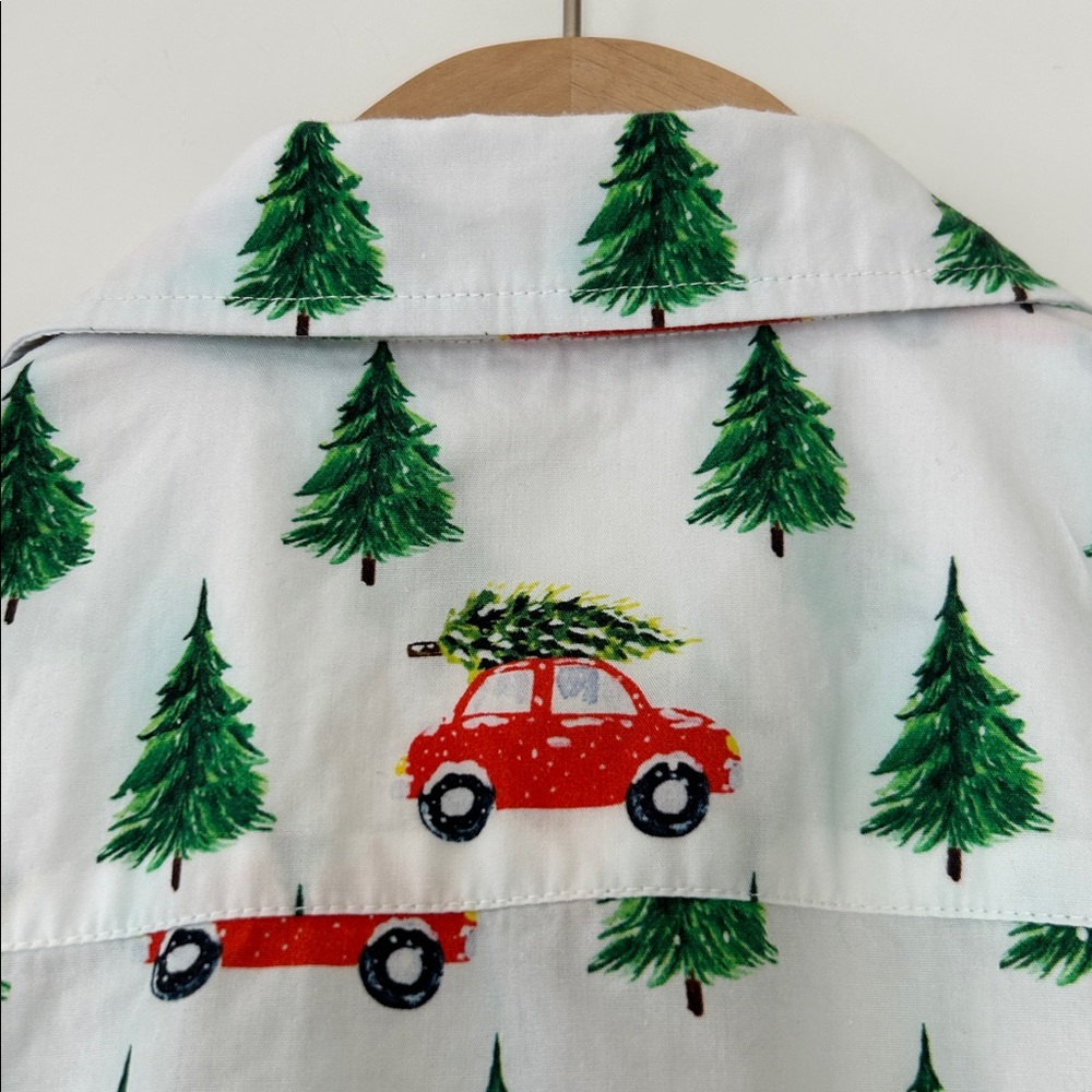 Tuk-Tuk Designs "Bringing Home the Tree" Shirt Sz 11-12 w MEASUREMENTS Xmas - Picture 12 of 15